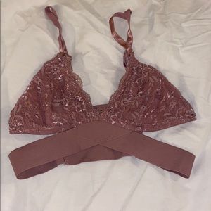 Pink bralette